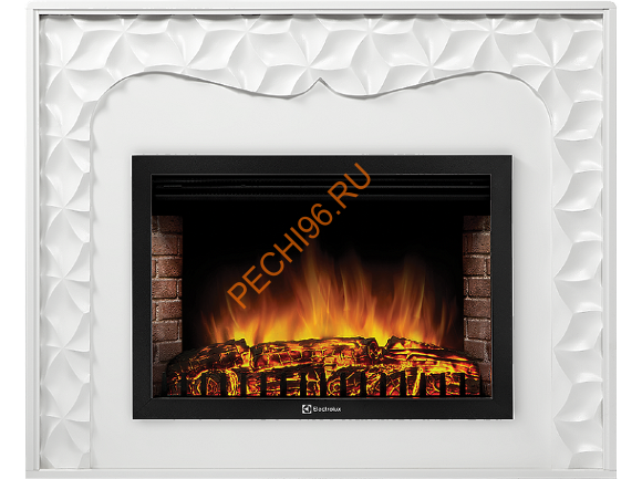 Электрокамин Electrolux EFP/P-3020LS с порталом Firelight Vivo 30, белый