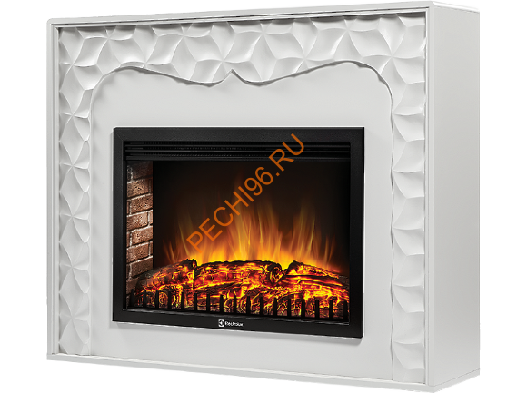 Электрокамин Electrolux EFP/P-3020LS с порталом Firelight Vivo 30, белый