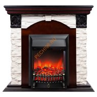 Электрокамин RealFlame Dublin LUX AO с очагом Fobos Lux BL