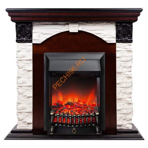 Электрокамин RealFlame Dublin LUX AO с очагом Fobos Lux BL —