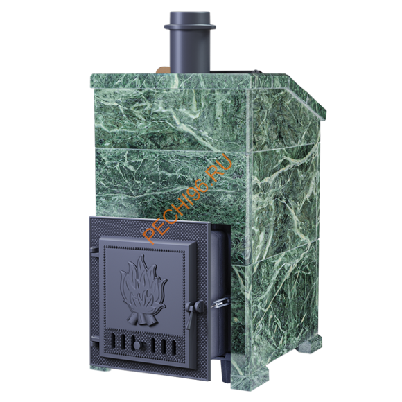 Печь банная Гефест GFS ЗК 25 в облицовке Президент 980/40 Змеевик