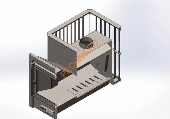 Печь банная BEKKER Френк сетка, стекло, нержавеющая сталь 4 мм