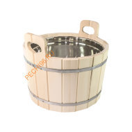 Шайка 17л двуручная, нержавеющая вставка