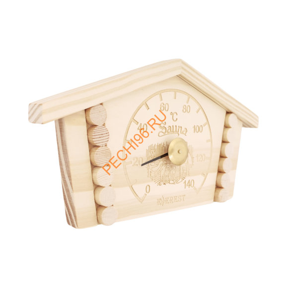 Термометр EVEREST Домик, сосна (TG-35)