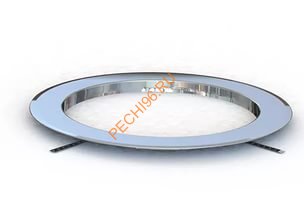 Ограждение (воротник) для печи HELO Rocher Collar chrome steel