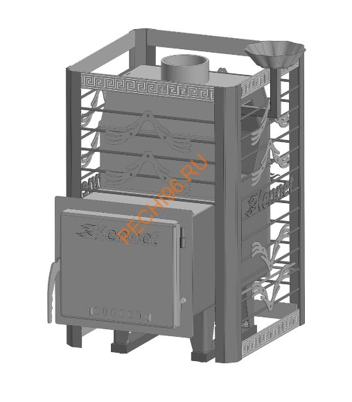 Печь банная Кеннет Форт 12 М26 сетка
