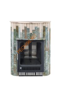 Портал для банной печи Ферингер Оптима ПФ Жадеит+Окаменевшее дерево