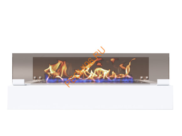 Биокамин Русский огонь Марс настольный белый