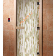 Дверь стеклянная DoorWood с фотопечатью «Модерн»