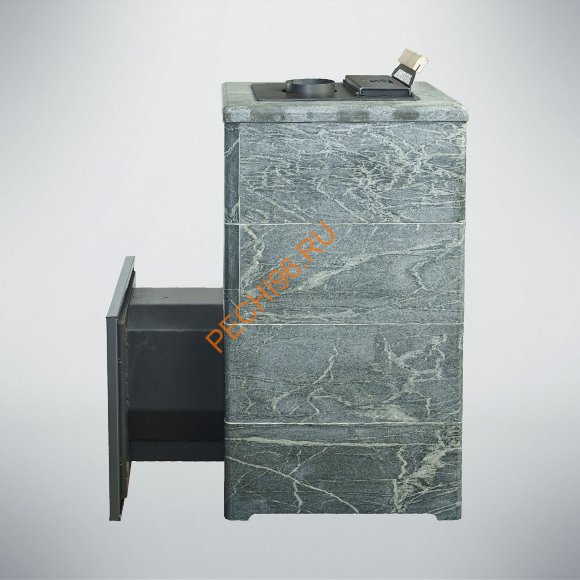 Печь банная Варвара Терма Элегант, талькохлорит, сталь+нержавеющая сталь 6 мм