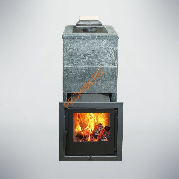 Печь банная Варвара Терма Элегант, талькохлорит, сталь+нержавеющая сталь 6 мм