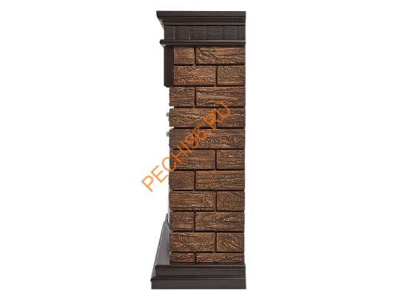 Электрокамин Electrolux EFP/P-3020LS с порталом Firelight Bricks Wood 30, камень темный