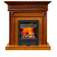 Электрокамин Dimplex Valletta с очагом Danville Black FB2 орех