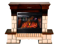 Электрокамин InterFlame Экстерион с очагом Panoramic 25 LED FX QZ