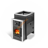 Печь банная Радуга ПБ-30 с т/о, со стеклом, сталь 8 мм