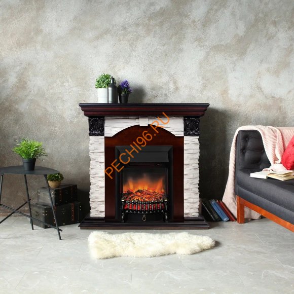 Электрокамин Dublin LUX AO с очагом Fobos Lux BL RC