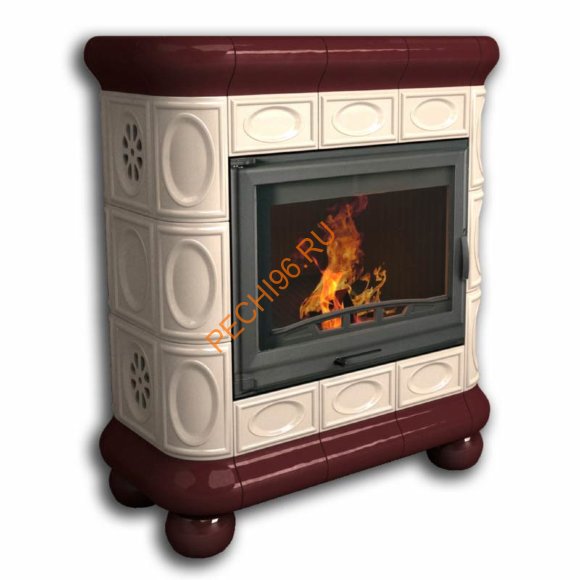 Печь-камин КимрПечь Медальон центральный Вишня