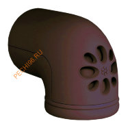 Отвод КимрПечь глазурь, D150