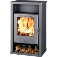 Стальная печь-камин Thorma HORBY серая
