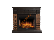 Электрокамин Electrolux Sphere Plus EFP/P-3320RLS с порталом Firelight Bricks Wood 30, камень темный