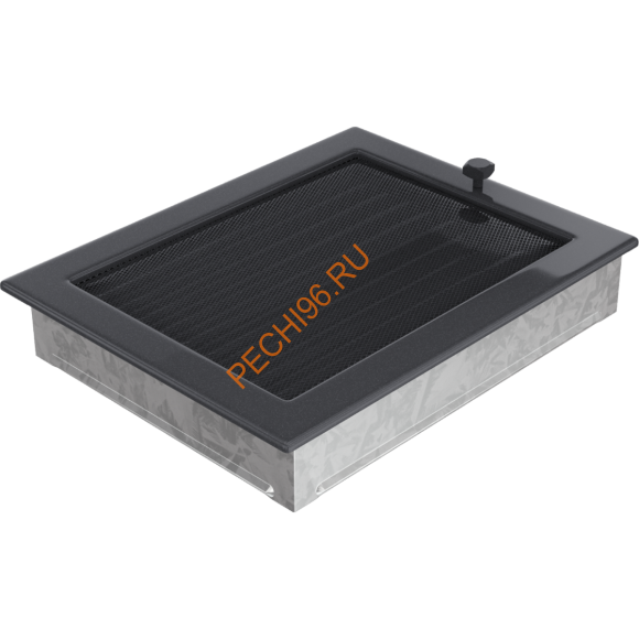 Вентиляционная решетка Kratki 22/30GX 220х300 мм графит