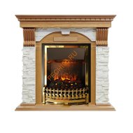 Электрокамин Dimplex Dublin с очагом Atherton дуб/ сланец белый