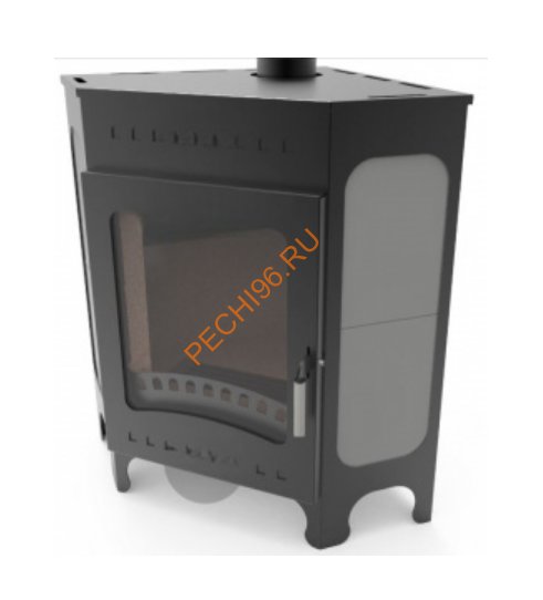 Печь-камин Согрей Горизонт 90 В угловой