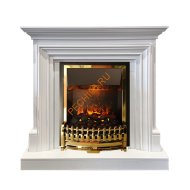 Электрокамин Dimplex Bradford с очагом Atherton белый