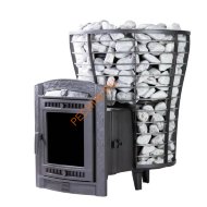 Печь банная Атмосфера V сетка нержавеющая сталь