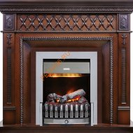 Электрокамин Dimplex Alexandria с очагом Danville Chrome FB2 махагон