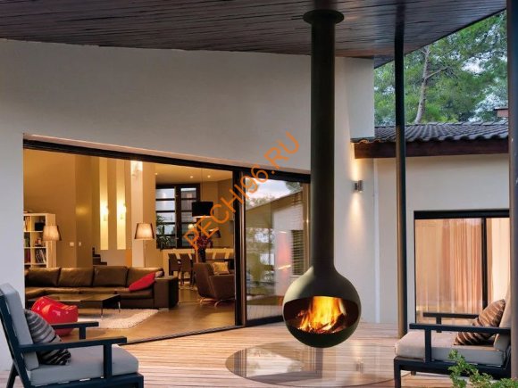 Камин Focus BathyscaFocus с открытым очагом для улицы