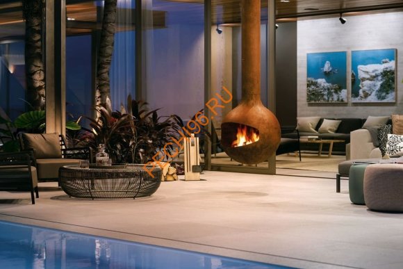 Камин Focus BathyscaFocus с открытым очагом для улицы