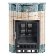 Портал для банной печи Ферингер Оптима ПФ Окаменевшее дерево перенесённый рисунок+Змеевик