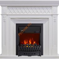 Электрокамин Royal Flame Alexandria белый дуб с очагом Aspen