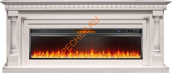 Электрокамин Royal Flame Dallas 60 cлоновая кость с патиной с очагом Vision 60 LED FX