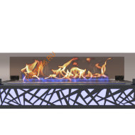 Биокамин Русский огонь Марс настольный LED черный