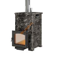 Печь банная Везувий Легенда Русский пар 24 (240) NEXT Пироксенит+облицовка дымохода