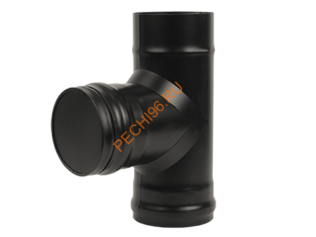 Тройник 90 гр Везувий BLACK (AISI 430/0,8мм) d 200