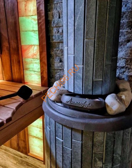 Печь банная Атмосфера L ламели Талькохлорит наборный