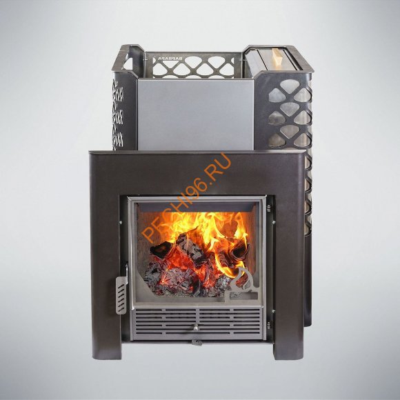 Печь банная Варвара Грация 12 с баком 45 л, сталь 6 мм