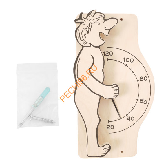 Термометр EVEREST Мужик, сосна (TG-34)