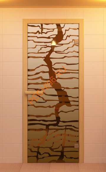 Дверьстеклянная ALDO «Спрайт» коробка береза