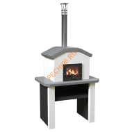 Русская печь Крестьянка белая