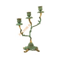 Канделябр на 3 свечи Virtus 4086G, пара