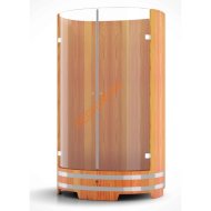 Душевая кабина с дверцами BentWood из лиственницы
