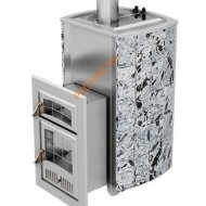 Печь банная Чародейка М Русский пар Серпентинит Премиум