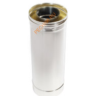 Сэндвич-труба ТиС Промо L=500 мм, нержавейка AISI 316-0,8 мм/304-0,5 мм, D250/350 мм