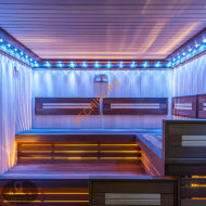 Комплект освещения сауны Licht-2000 Звездное небо Aurora, 60 кристаллов