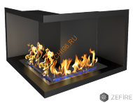 Биокамин ZeFire STANDART для угловой стены 700