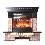 Электрокамин InterFlame Экстер Прованс с очагом Panoramic 25 LED FX QZ